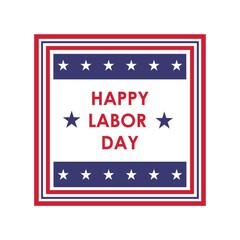 US labor day label