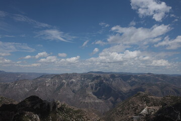 La sierra de Chihuahua, Mexico, barrancas del cobre
