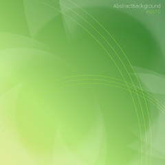 Green abstract background - vector