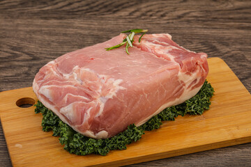 Pork meat piece for cooking