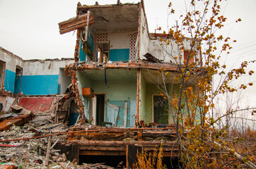 demolition of an abandoned building