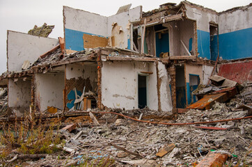 demolition of an abandoned building