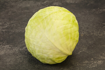 Fresh ripe cabbage ready for cooking