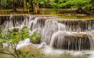 Fototapeta na wymiar waterfall in the forest