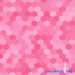 Fototapeta premium Abstract science Background. pink Hexagon geometric design. science innovation concept abstract background