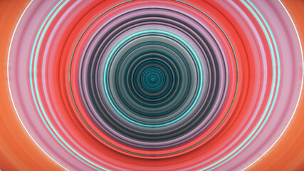 Fototapeta na wymiar Multicolored circular 3d background illustration. Designer original background.