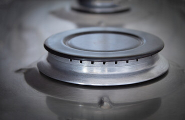 Gas burner without gas and fire