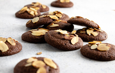 Almond brownie cookies