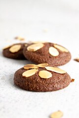 Almond brownie cookies