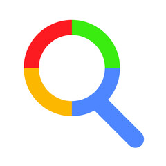Search icon, flat vector graphic. Vector illustartion.