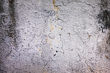 Old Rough Painted Wall. Grunge Dirty Rusty Surface Texture Background.