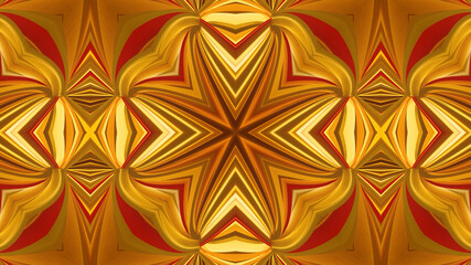 Designer kaleidoscope background with beautiful elements. New trends.