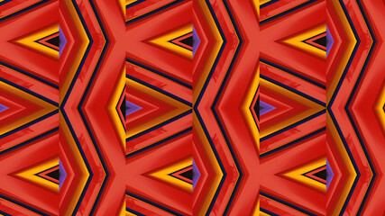 Designer kaleidoscope background with beautiful elements. New trends.