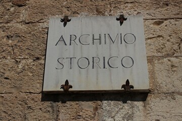 Italy: Road Signal ( Historic Archive).
