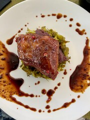 Travers de porc au miel