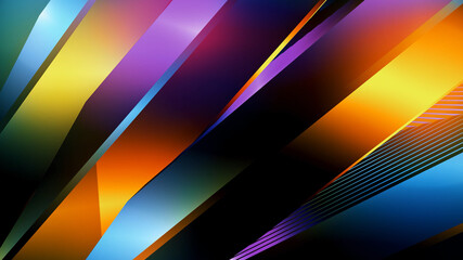 Beautiful geometric abstract background with color accents.