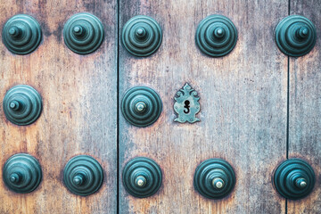 Fototapeta premium old wooden door