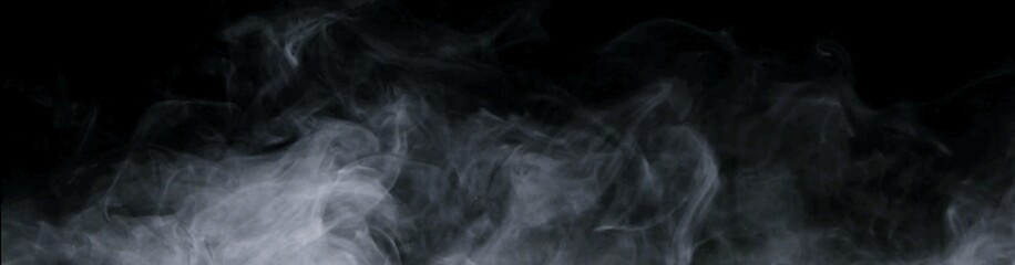 smoke on black background - 361498041