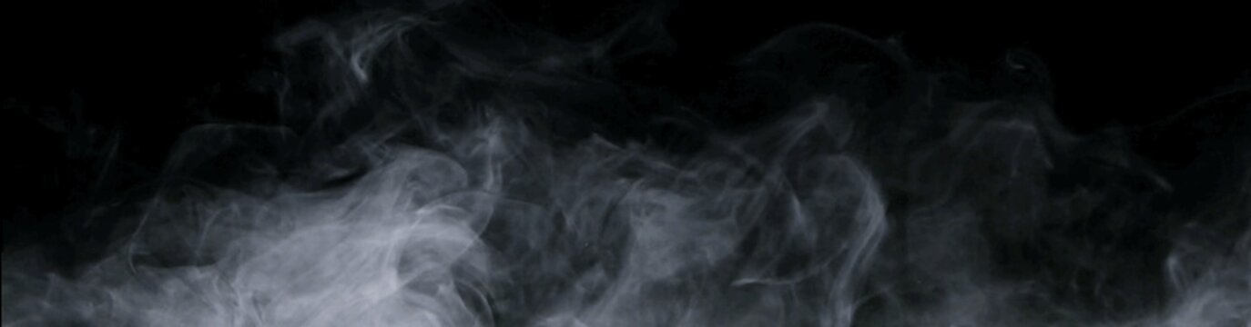 smoke on black background