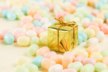 Colorful candy and exquisite gifts