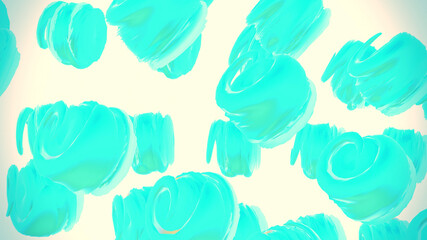 Beautiful drawn shapes illustration. Designer original backgrounds.