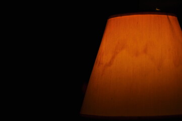 lamp in the dark