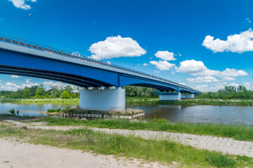 Bridge on Bug river in Poland.