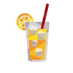Juice in a glass