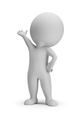 3d small people - presentation pose