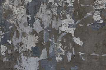 Grey plastered brick wall texture.