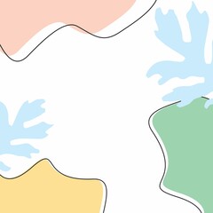 Abstract background with color decoration. vector illustration.