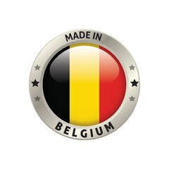 Fototapeta premium Made in belgium label