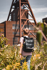 Walking through former industrial complex