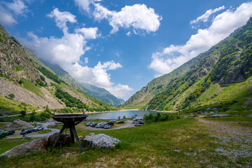 Lago della Rovina - Lake in the Italian Alps Entracque