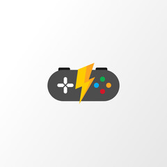 Illustration Vector Graphic of Flash Joystick. Perfect to use for Gaming or Electronic Sport Company