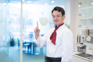 料理人　日本人　ポートレート