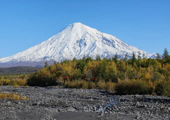 Volcano Ostry Tolbachik.( 3682m) Russia,Far East, Kamchatka Peninsula.