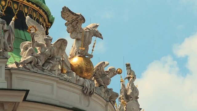 Vienna Hofburg Palace at Michaelerplatz
