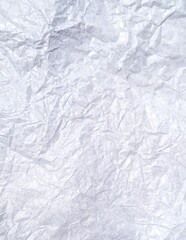 Big crumpled paper texture, closeup