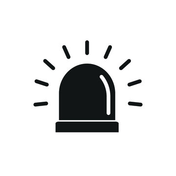 recommend clip art: Siren icon in trendy outline style design. Vector graphic illustration. Suitable for website design, logo, app, and ui. 