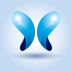 Abstract droplet icon