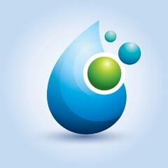 Abstract droplet icon