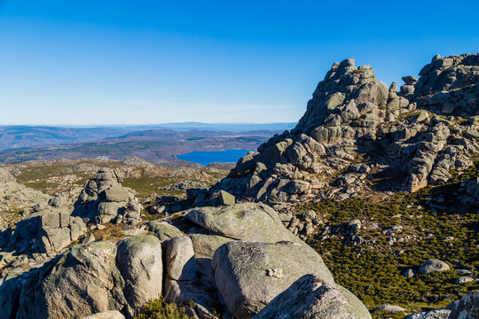 Rocky landscape with Lake