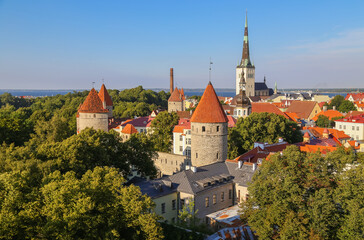Obraz premium Tallinn, Estonia view