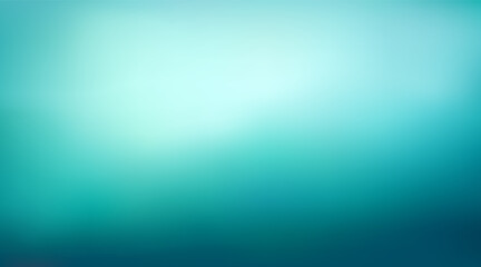 Abstract teal gradient background. Blurred turquoise water backdrop. Vector illustration for your graphic design, banner, summer or aqua poster.