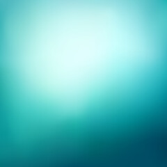 Abstract teal gradient background with light. Blurred turquoise water backdrop. Vector illustration for your graphic design, banner, summer or aqua poster.