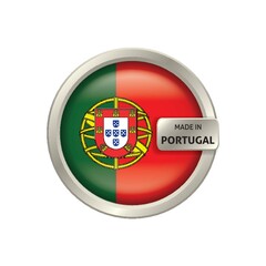 Obraz premium Made in portugal label