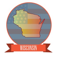 Map of wisconsin state