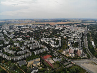 Fototapeta na wymiar Aerial view of Marzahn