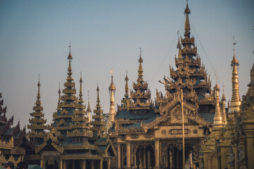 Fototapeta premium in Schwedagon Pagoda, Yangon Myanmar